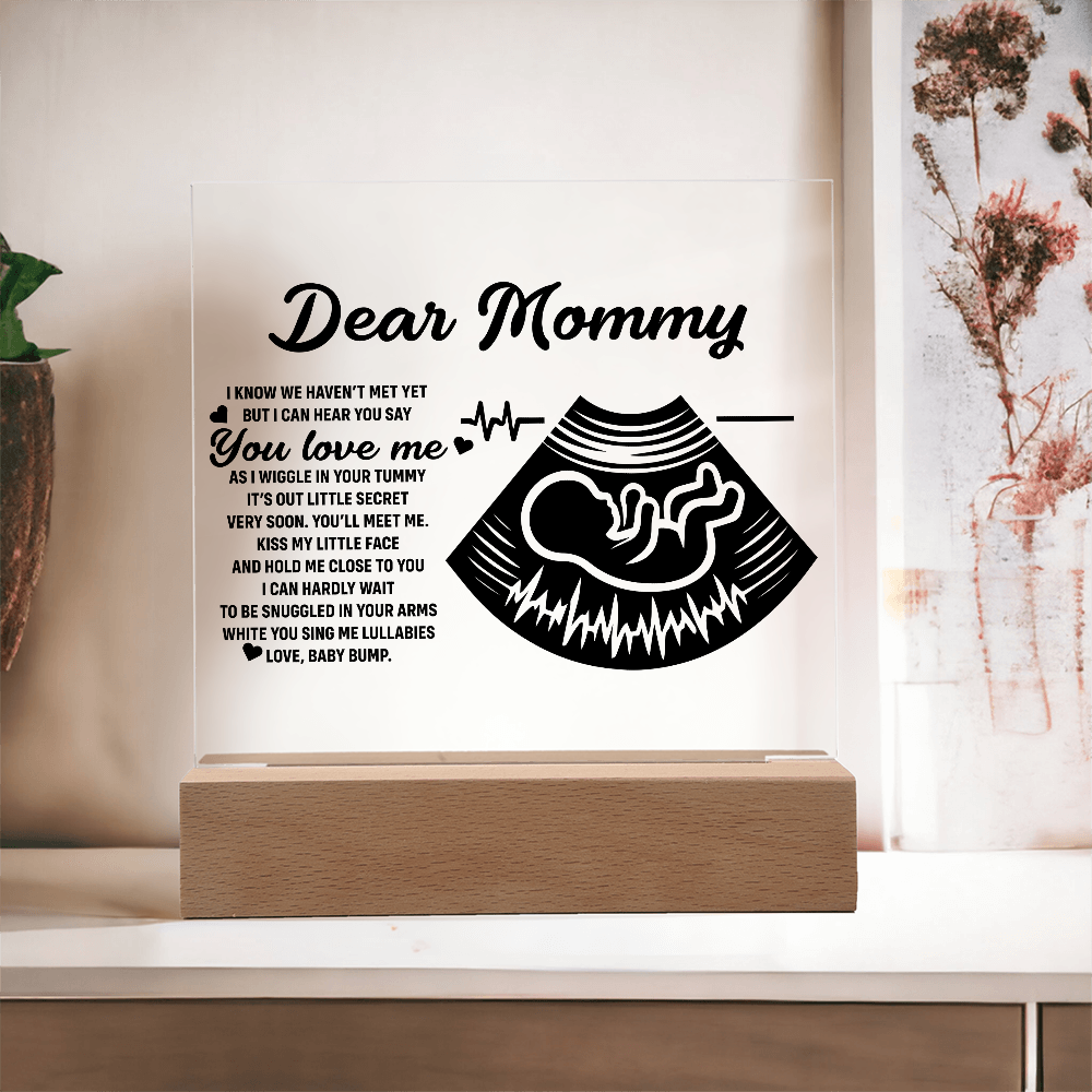 Dear Mommy | Square Acrylic Plaque