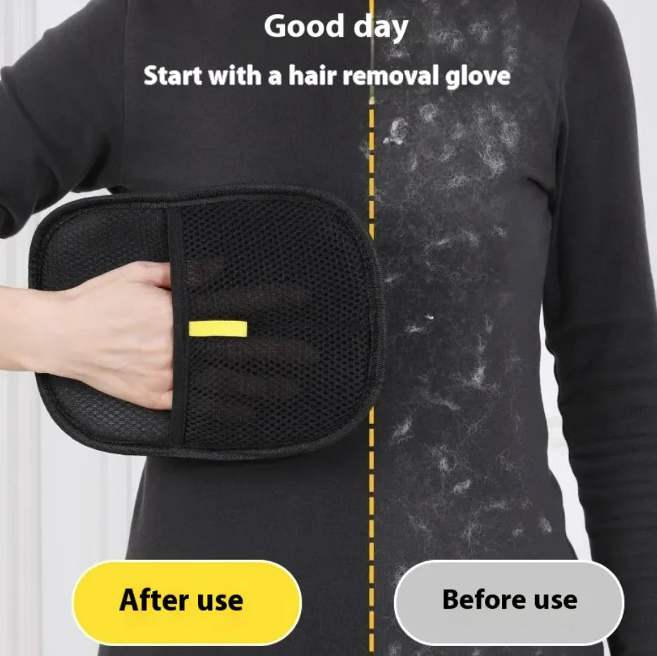 Electrostatic Pet Hair Removal Grooming Gloves