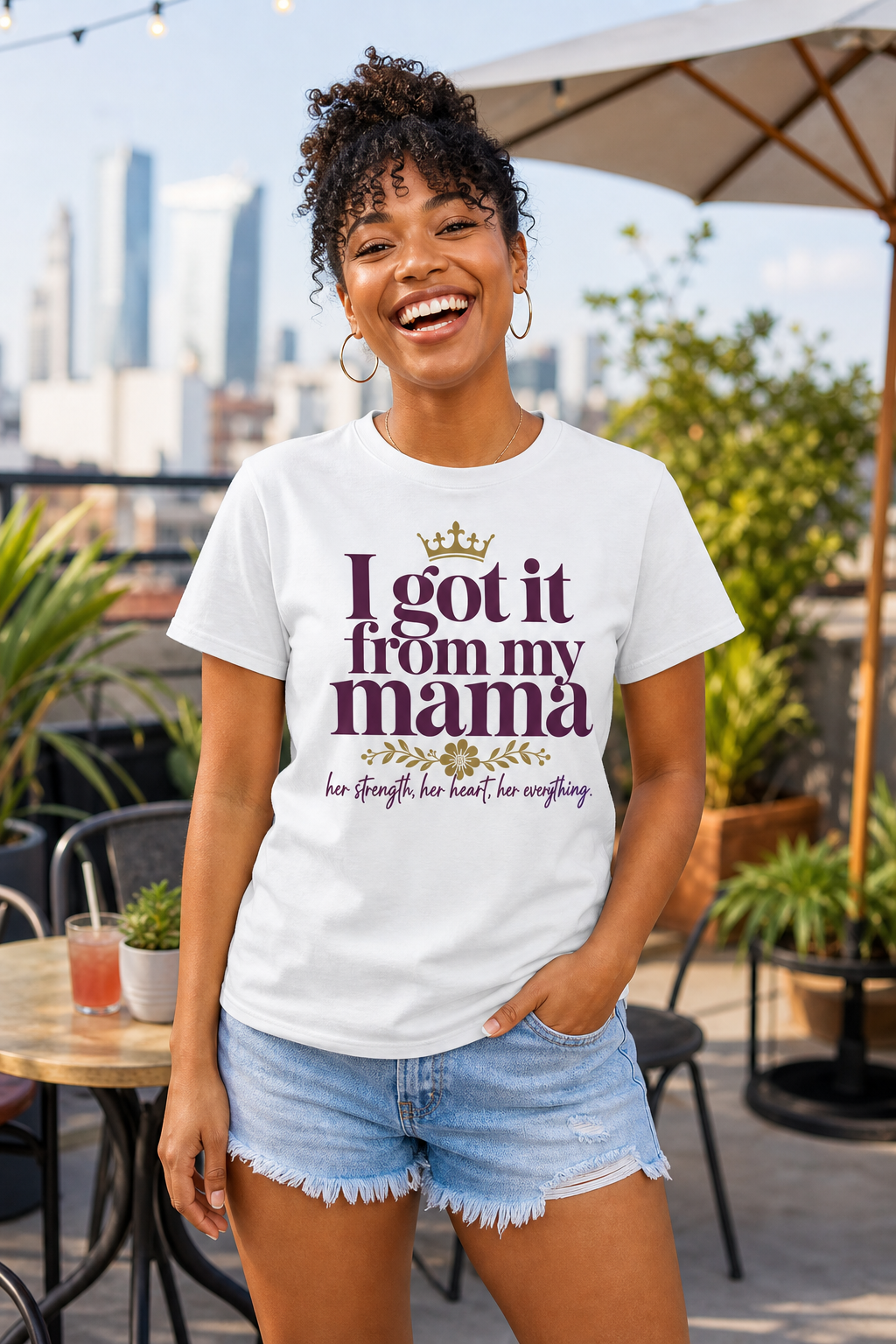 I Got It From My Mama Tee lifestyle