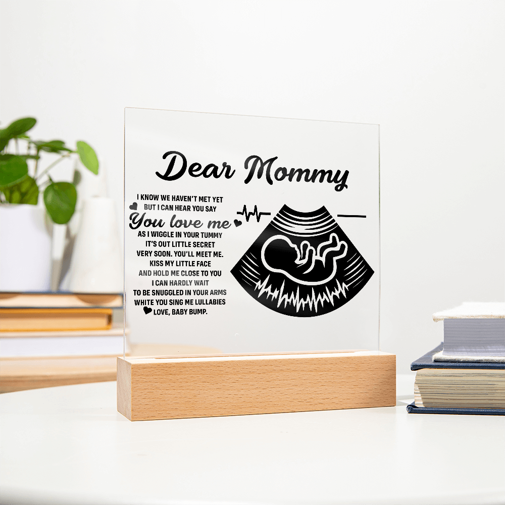 Dear Mommy | Square Acrylic Plaque