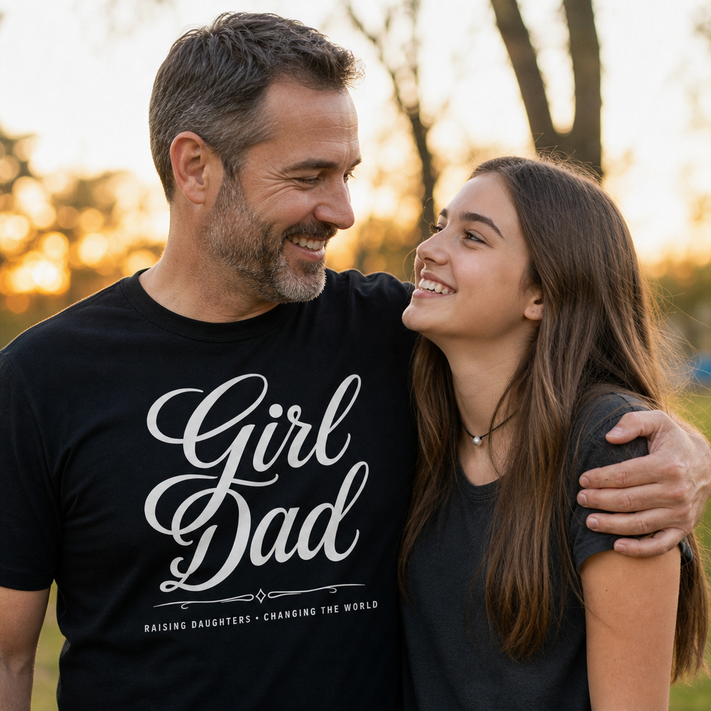 Girl Dad | Raising Daughters, Changing the World T-Shirt